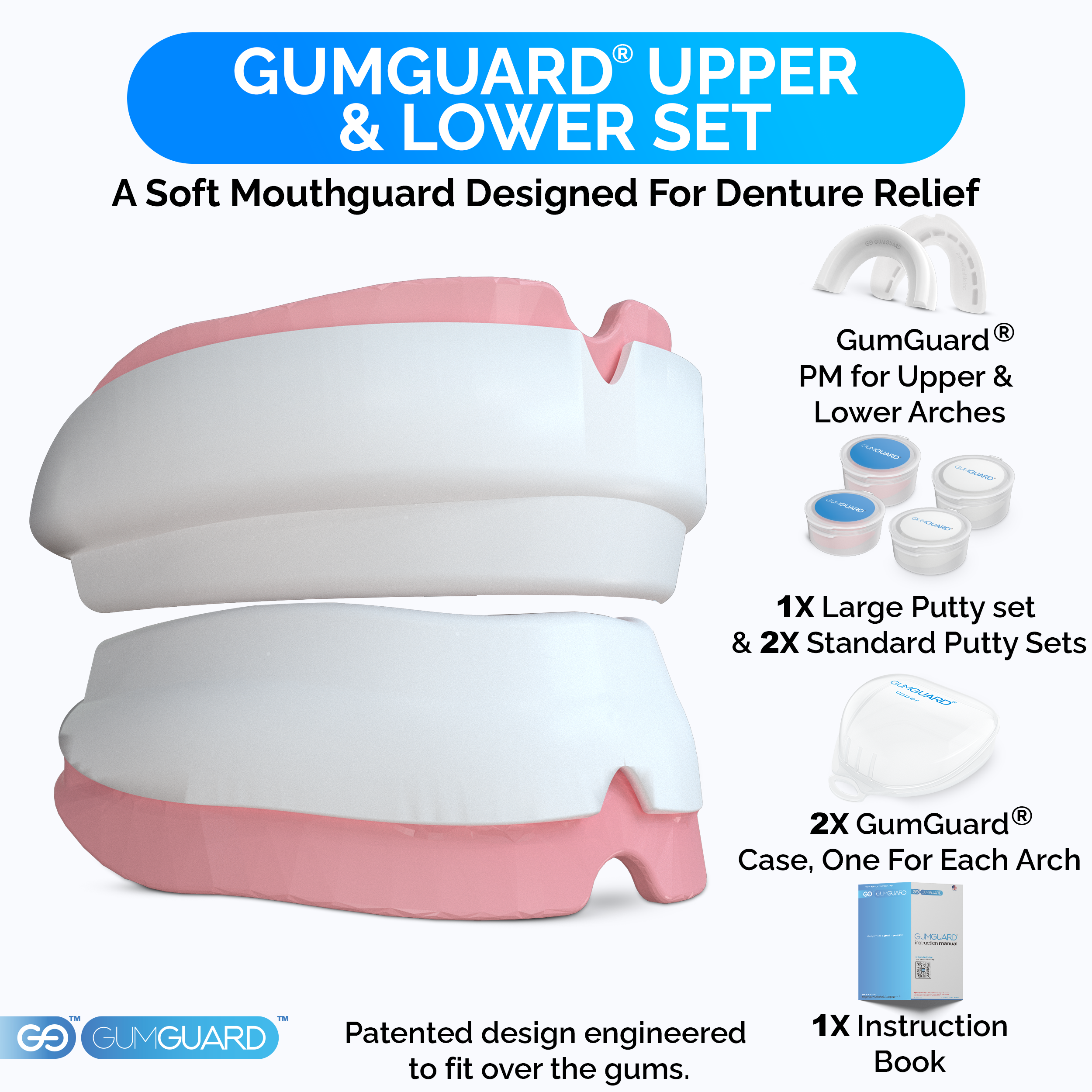 GumGuard® PM Upper & Lower | White