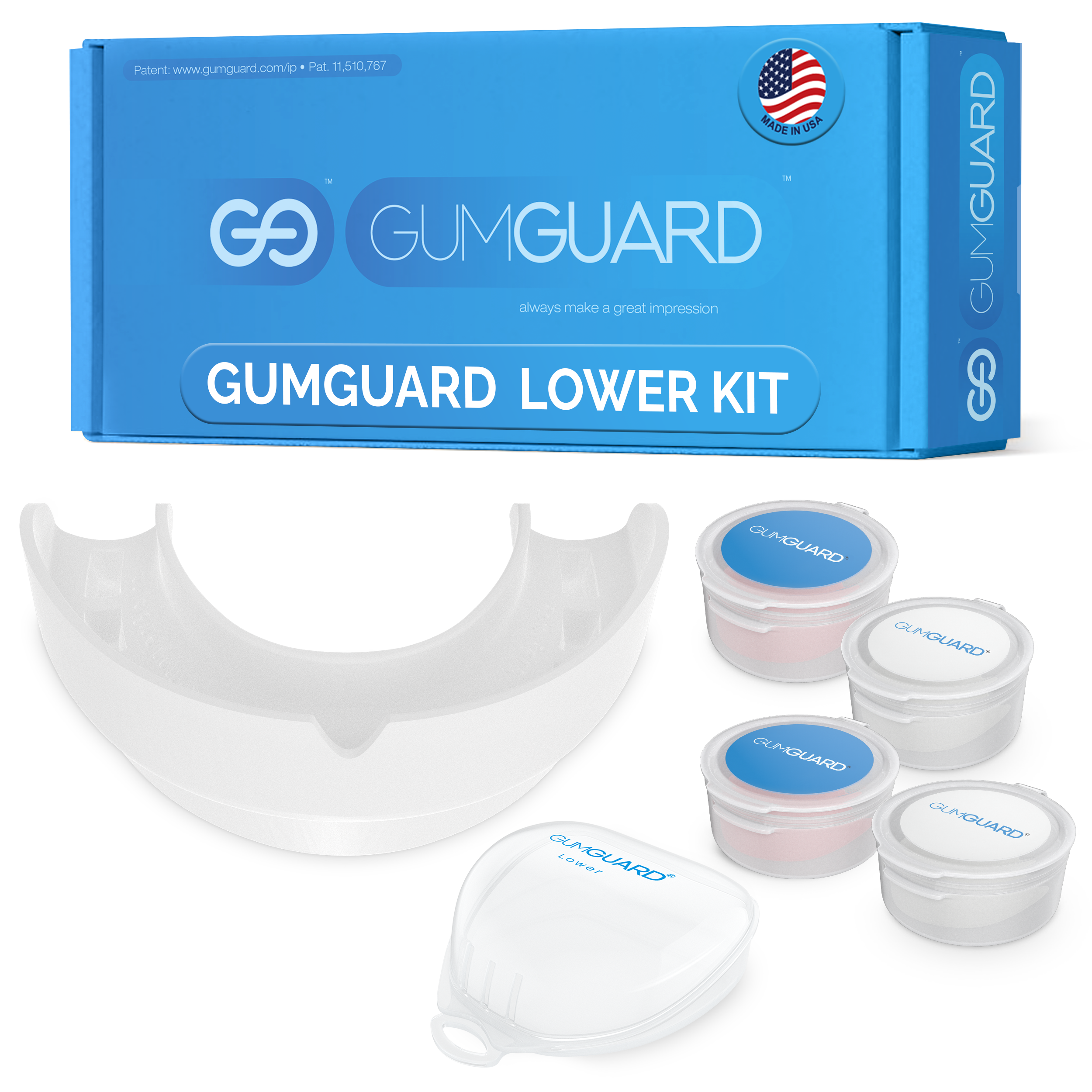 GumGuard® PM UltraSoft Lower | White